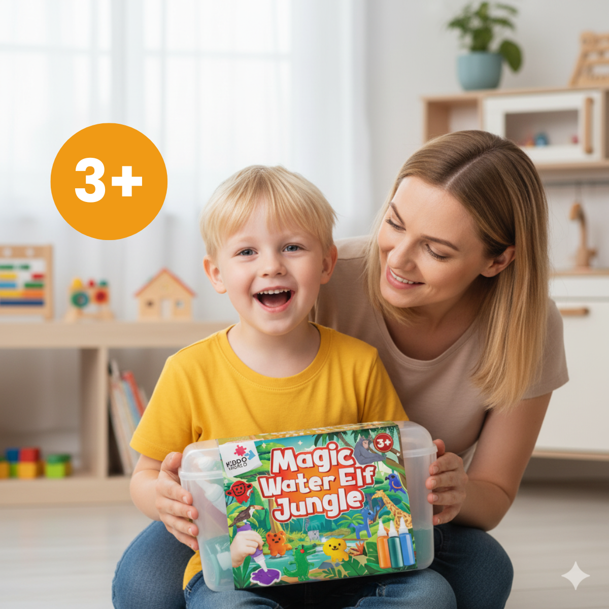 Folletti Magici dell’Acqua – Giungla | 4, 8 o 12 colori, per bambini dai 2+ anni
