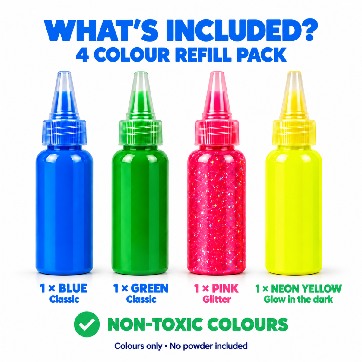 Set di 4 gel colorati