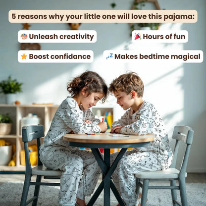 Pigiama per bambini "Colorami" – Animali Safari (dai 4 anni)