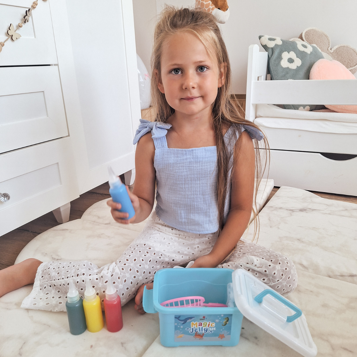 Magici folletti d’acqua con GLITTER | Mondo marino | 4, 8 e 12 colori | per bambini 3+