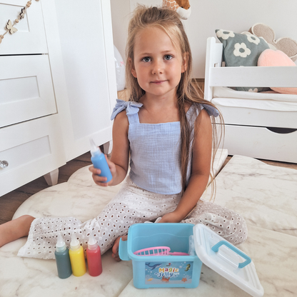 Magici folletti d’acqua con GLITTER | Mondo marino | 4, 8 e 12 colori | per bambini 3+