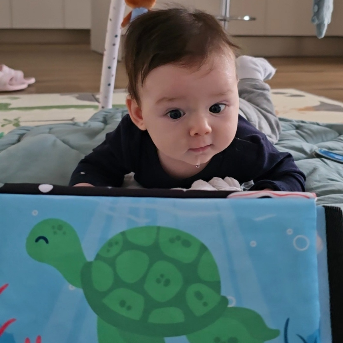 Giocattolo Sensoriale per il Tummy Time con Suono | 0-12 mesi