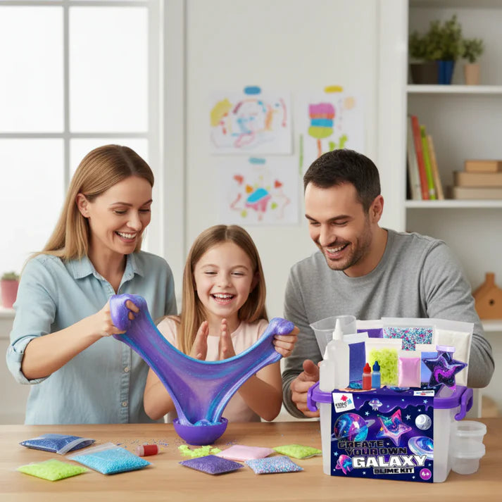 Pacchetto Slime 3 in 1 – Galaxy, Ice Cream e Mermaid Ocean Slime! (4+ anni)