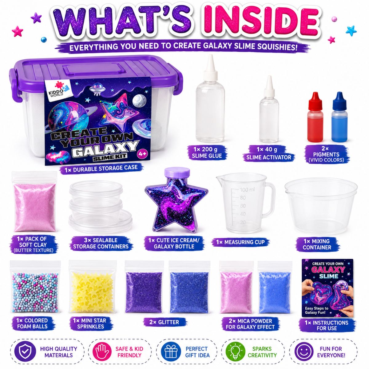 DIY Slime Squishies – Galassia (4+ anni)