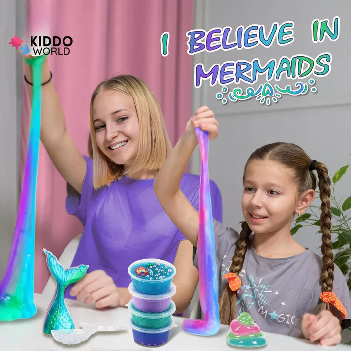Pacchetto Slime 3 in 1 – Galaxy, Ice Cream e Mermaid Ocean Slime! (4+ anni)