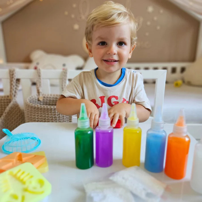 Magici folletti d’acqua con GLITTER | Mondo marino | 4, 8 e 12 colori | per bambini 3+