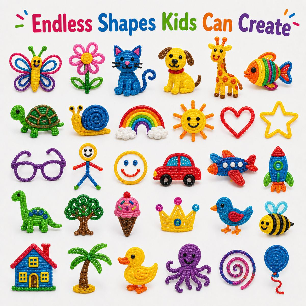Wikki Stix Cordincette cerate magiche (set da 50 pezzi, 3+ anni)