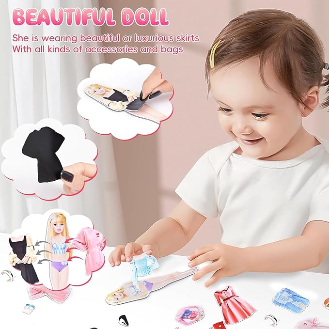 Magnetic Princess Dress Up Baby – un giocattolo creativo per piccole stiliste!