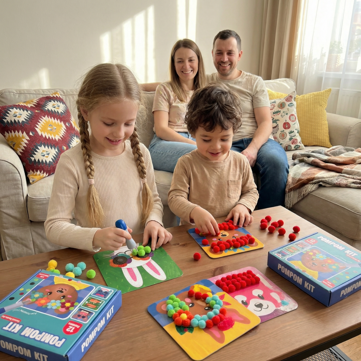 PACCHETTO TOPSELLER: Magic Water Squishies & Pom Pom Kit
