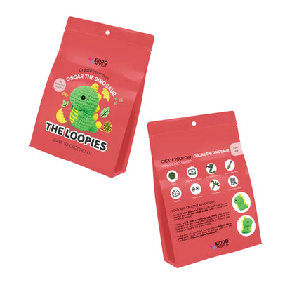 The Loopies 2+1 – Kit da Uncinetto | 3 Personaggi Adorabili | Per bambini dai 10+ anni in su