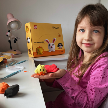 Set per creare animaletti con l’argilla (5+ anni)