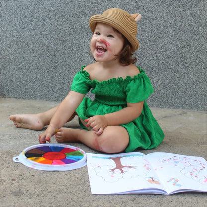 Dita curiose – Libro da colorare con le dita (44 pagine, 3-6 anni)