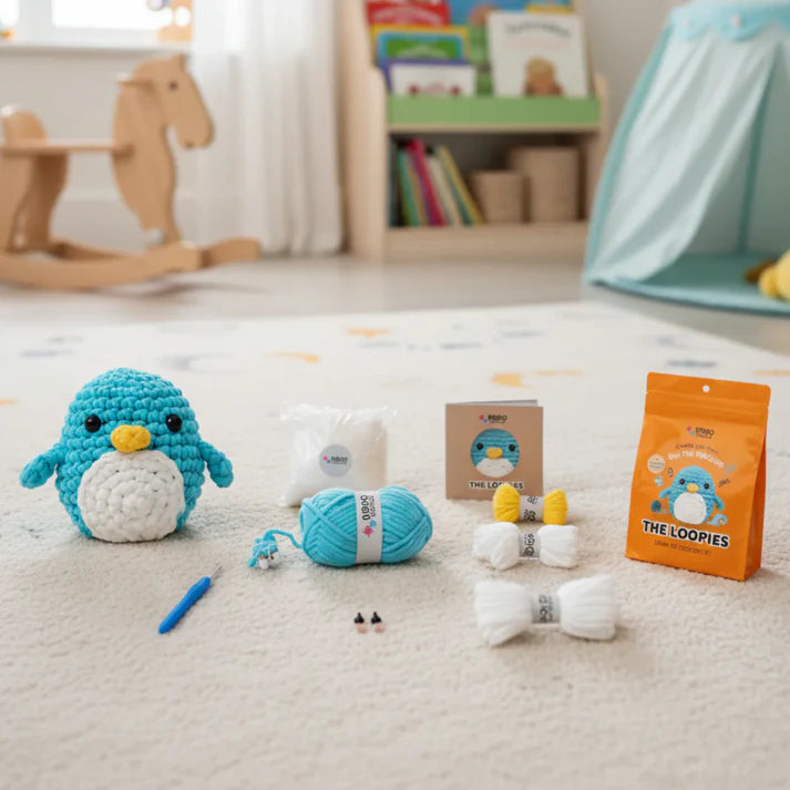 The Loopies 2+1 – Kit da Uncinetto | 3 Personaggi Adorabili | Per bambini dai 10+ anni in su