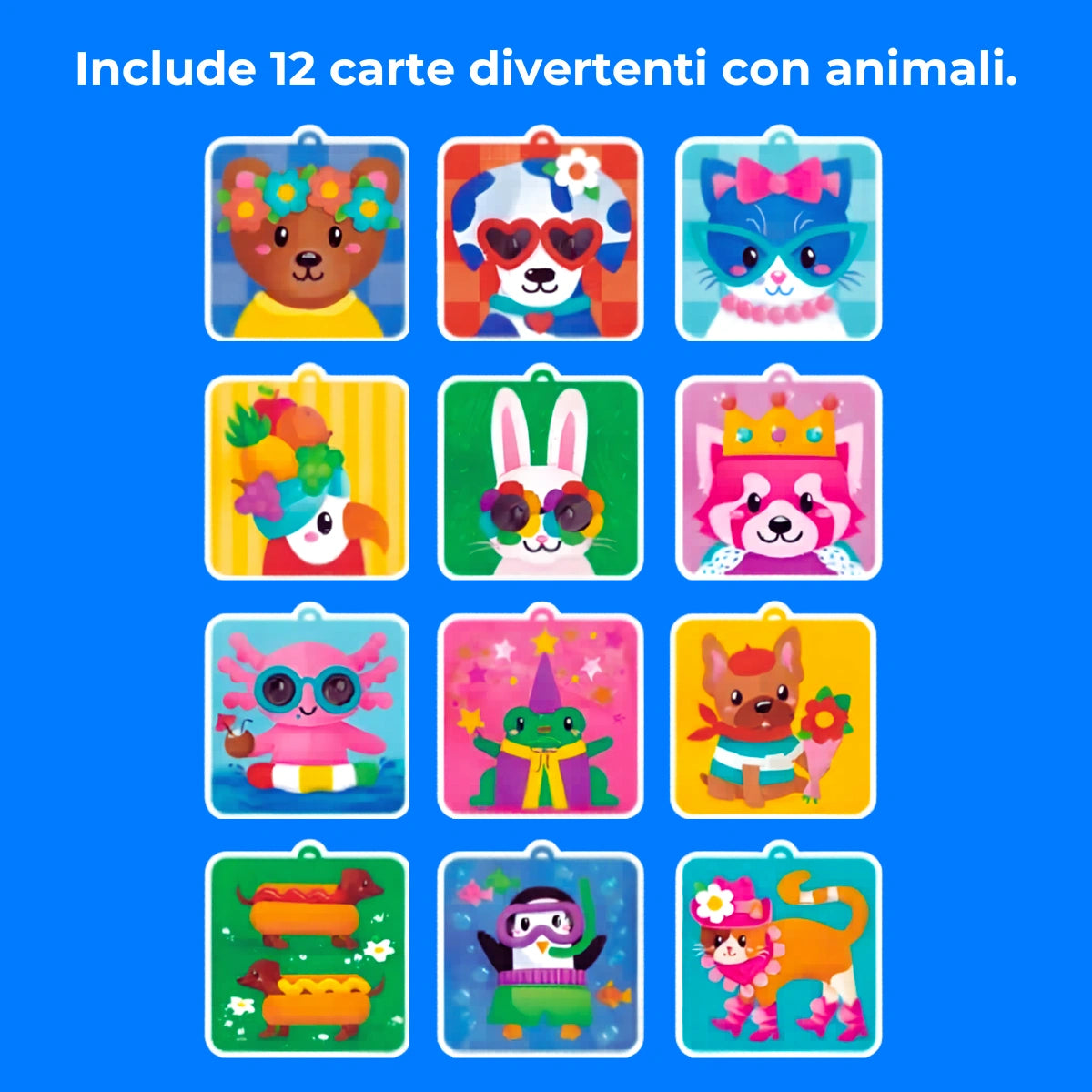 Pom Pom Kit – Crea soffici animali 3D senza colla e senza disordine! (5+ anni)