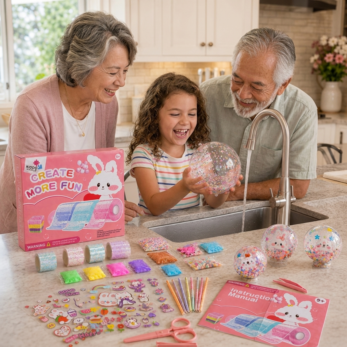 Kit DIY Bubble Squishies da 41 pezzi (4+ anni)