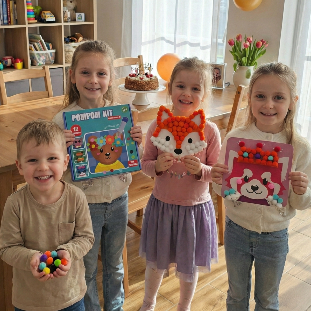 PACCHETTO TOPSELLER: Magic Water Squishies & Pom Pom Kit