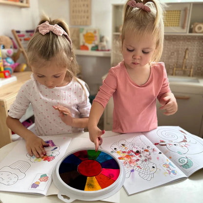 Dita curiose – Libro da colorare con le dita (44 pagine, 3-6 anni)
