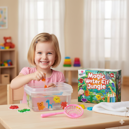 Folletti Magici dell’Acqua – Giungla | 4, 8 o 12 colori, per bambini dai 2+ anni