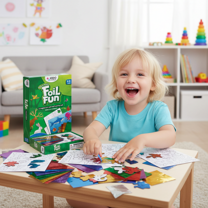 Foil Fun | Crea animaletti con foglietti luminosi senza disordine – per bambini dai 3+ anni in su