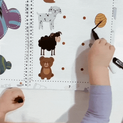 Curious Child 2 – Quaderno cancellabile per imparare a scrivere, riutilizzabile (64 pagine, 2-5 anni)