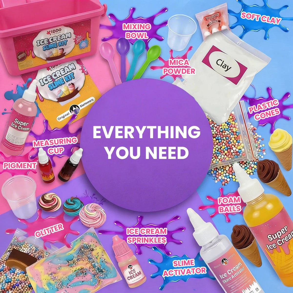 Ice Cream Slime – Crea slime che sembra e profuma come un vero gelato! (4+ anni)