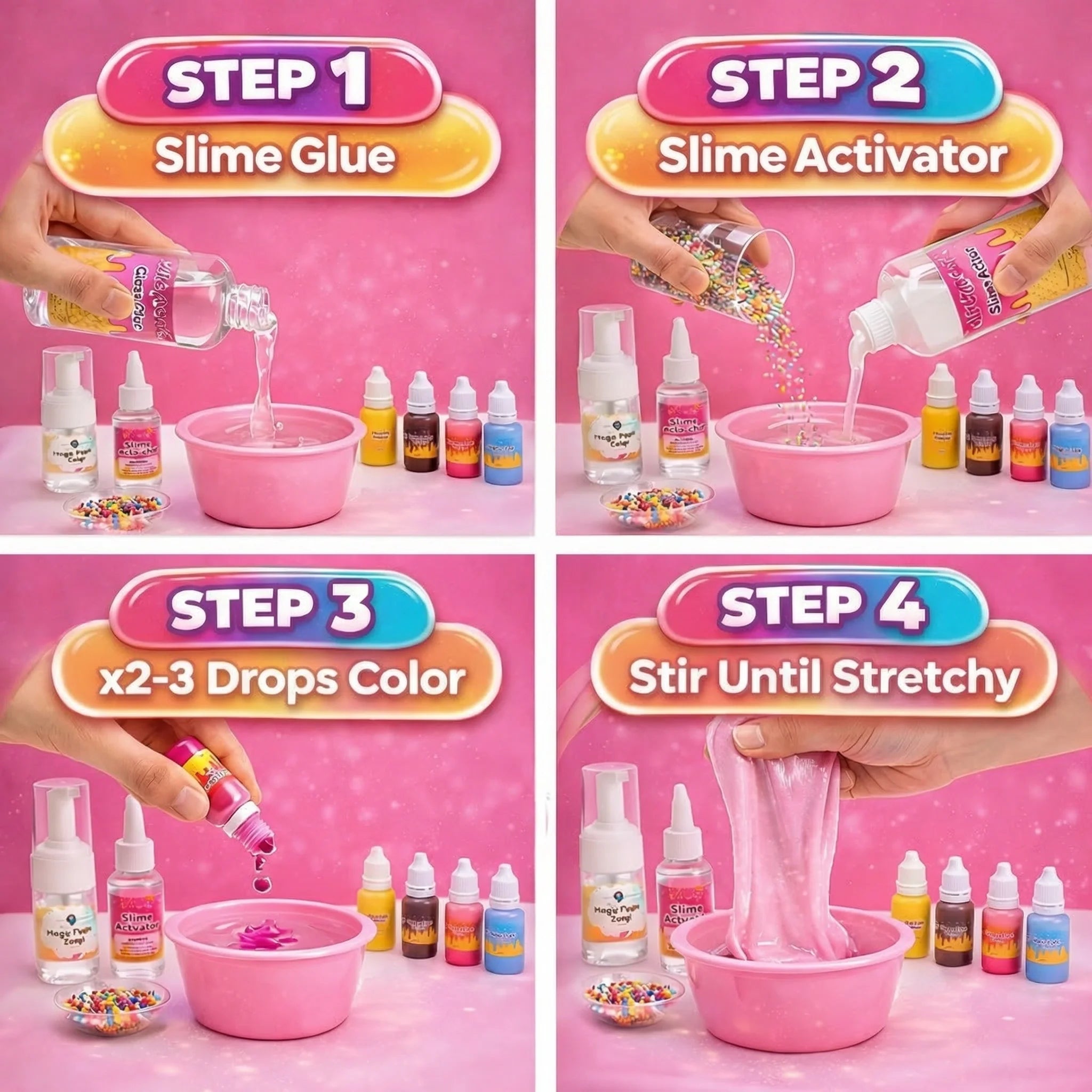 Ice Cream Slime – Crea slime che sembra e profuma come un vero gelato! (4+ anni)