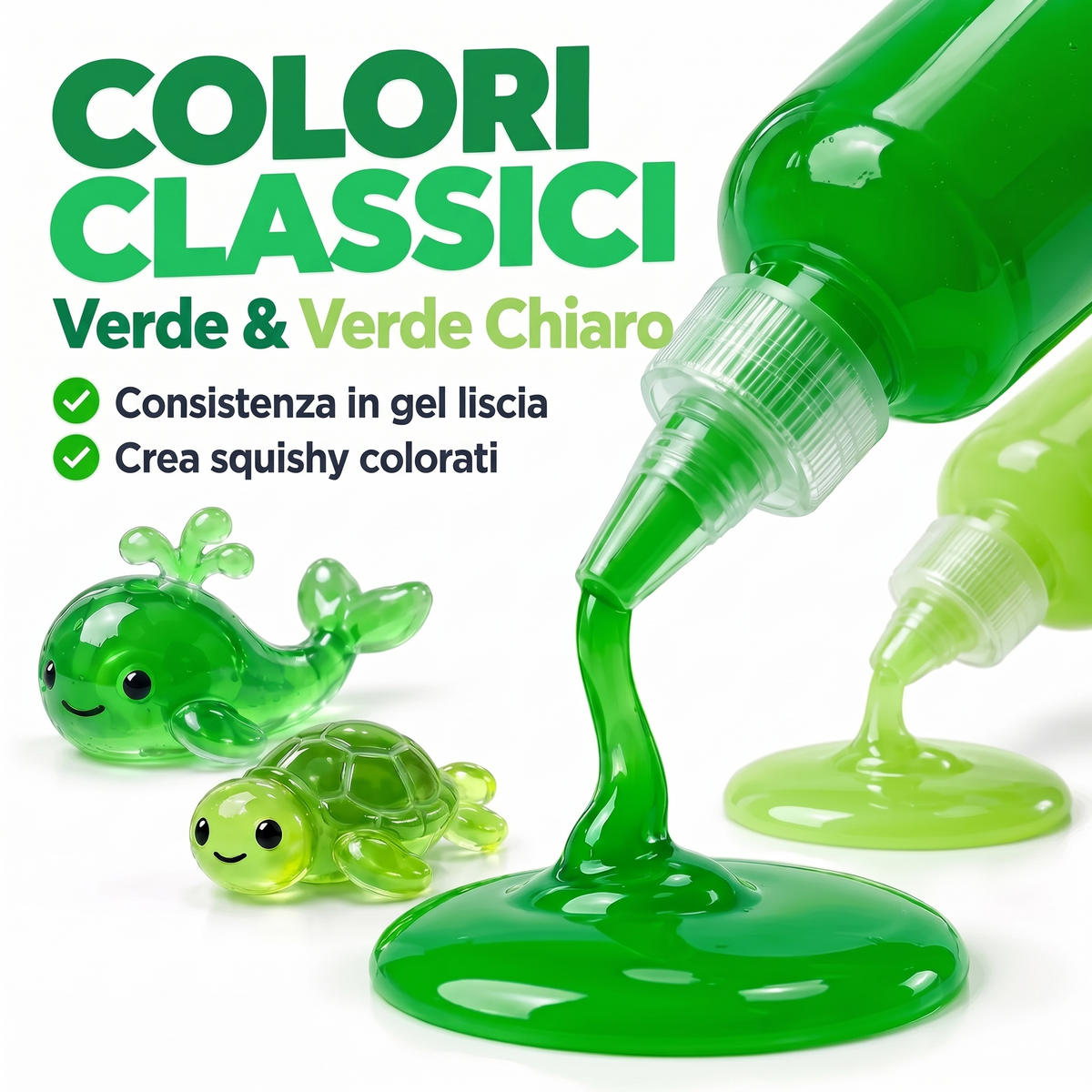 Set di 4 gel colorati