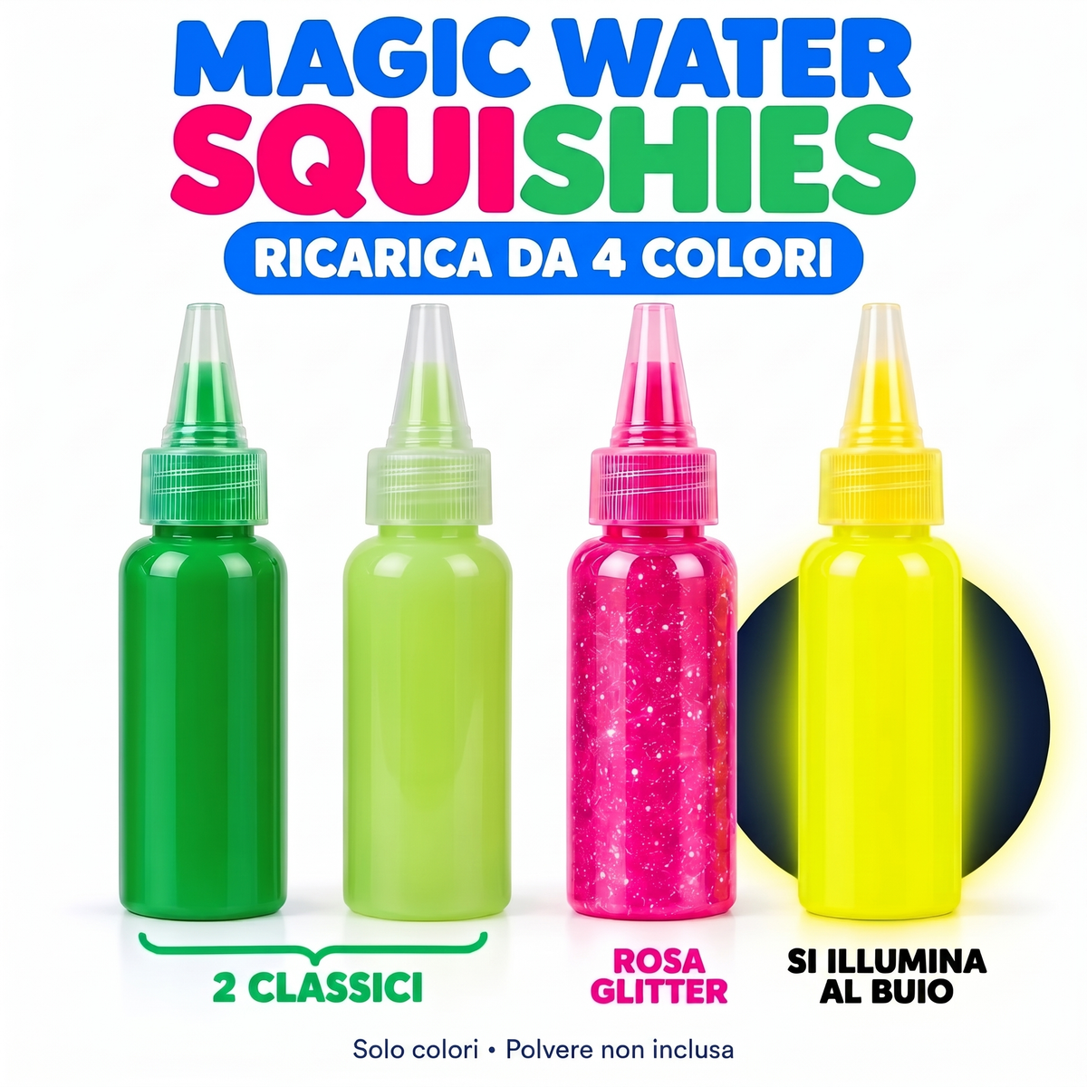 Set di 4 gel colorati