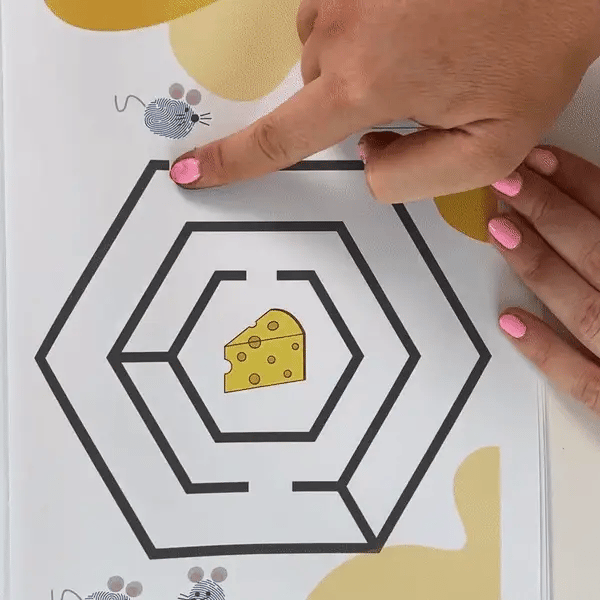 Dita curiose – Libro da colorare con le dita (44 pagine, 3-6 anni)
