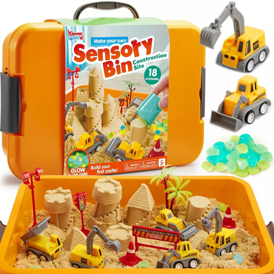 Cantiere Gigante: Set Sensoriale con Sabbia Cinetica