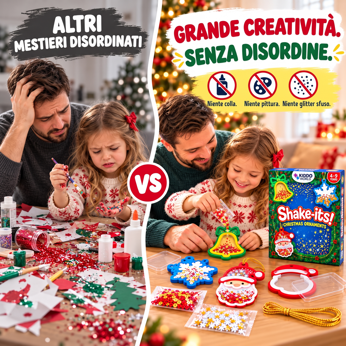 Shake-Its – Kit creativo per realizzare decorazioni festive (4+ anni)