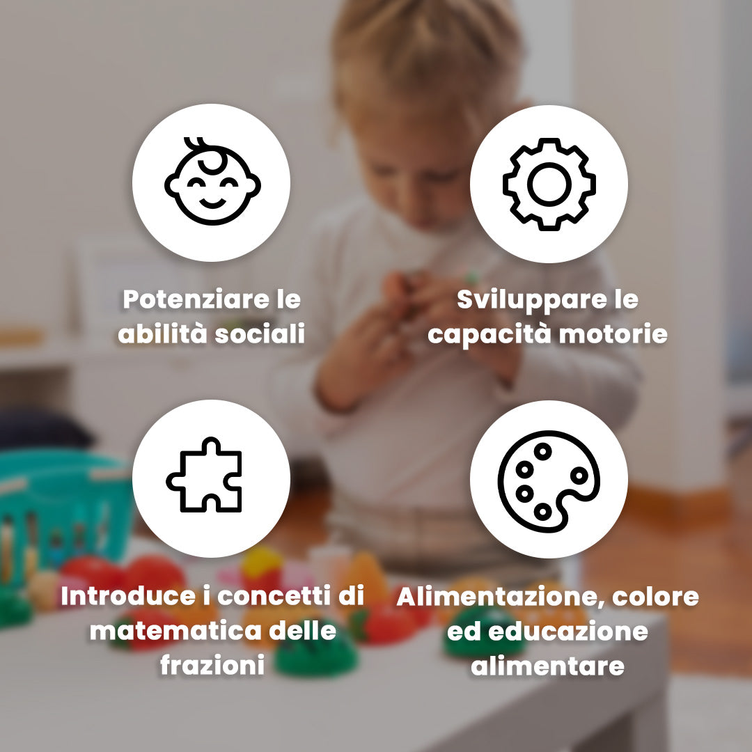 Set per cucina giocattolo Montessori