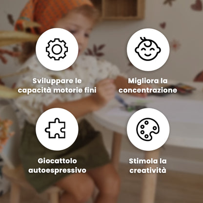 Set di acquerelli per bambini