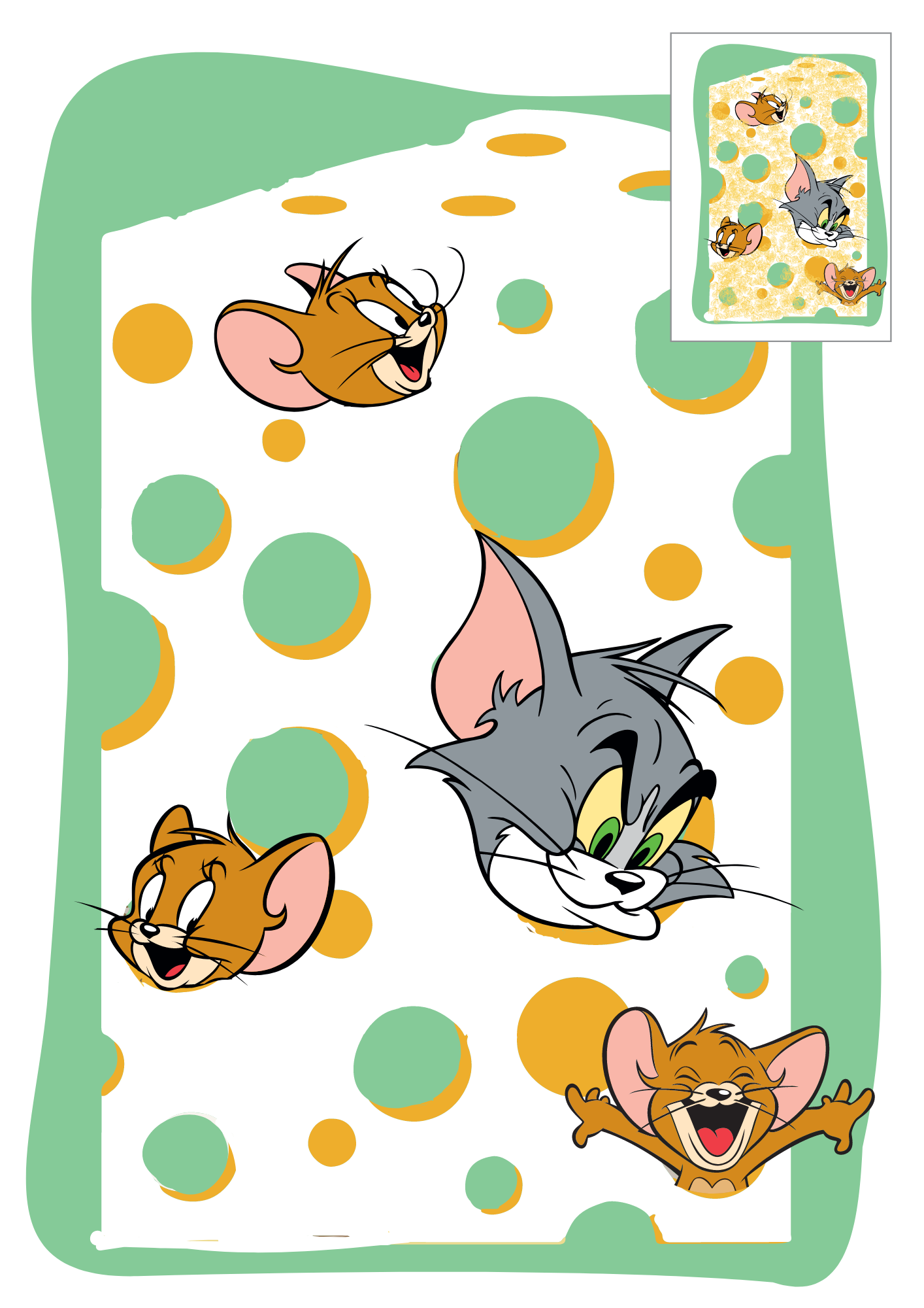 NUOVO - TOM & JERRY libro delle impronte digitali