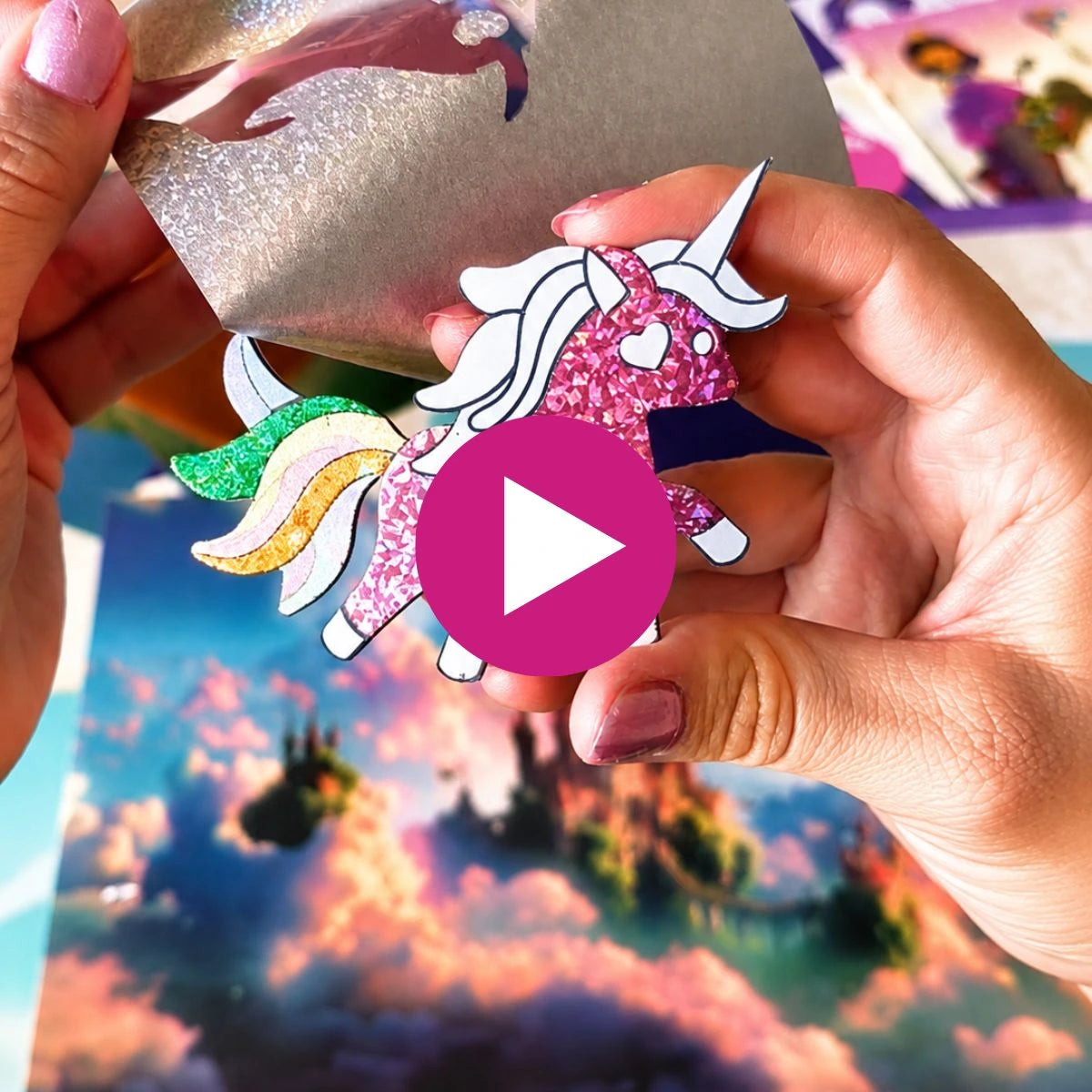 Foil Fun: Unicorni e Principesse – Crea opere scintillanti senza colla e senza disordine! (4+ anni)