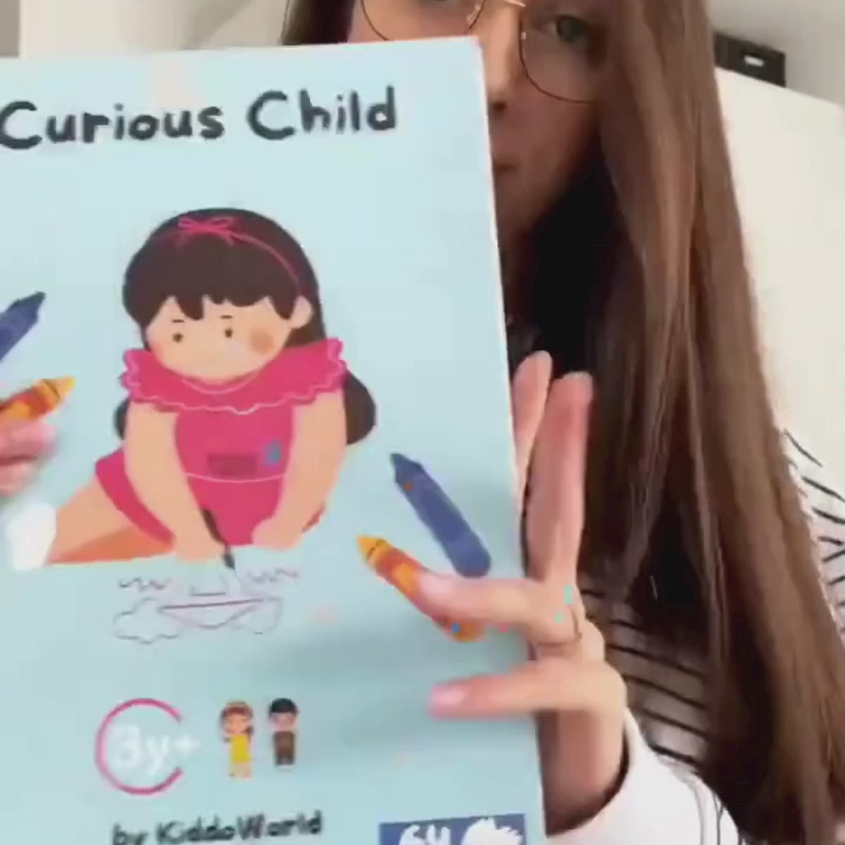 Curious Child | Zmazateľný zošit na nácvik písania a logiky (64 strán, 3+ rokov)