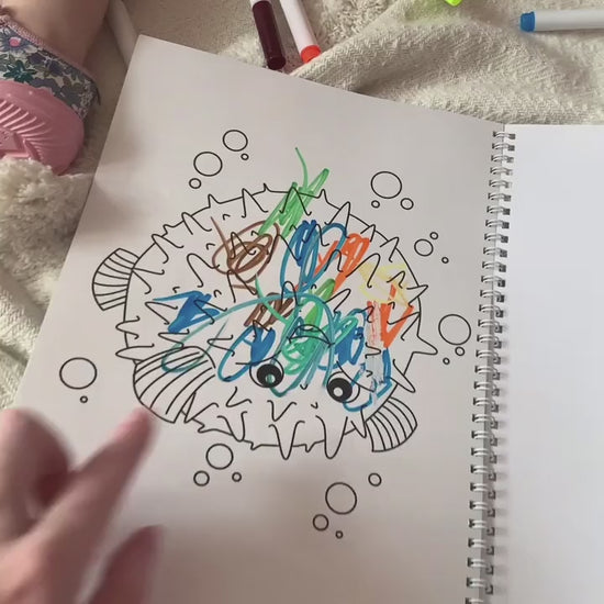 Libro da colorare con l'acqua Montessori – kiddo-world-it