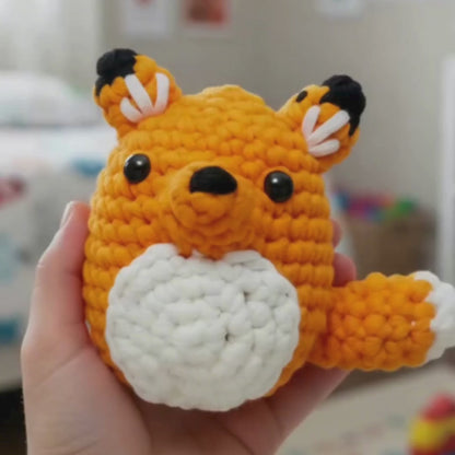 Kit di uncinetto per principianti | Sofia la volpe | per bambini (10+) e adulti